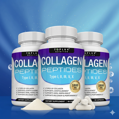 Vital 5: 60 Capsulas De Colágeno Peptides (I Ii Iiiv Y X). 💎